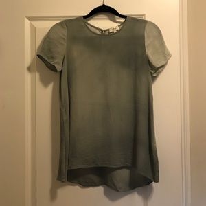 Aritzia silk blouse